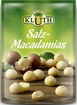 Kluth Macadamias, geröstet + gesalzen 100g