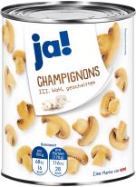 Ja Champignons III. Wahl geschnitten 314ml