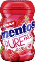 Mentos Kaugummi Pure Fresh Erdbeere 6er Display à 35 Stück 70g