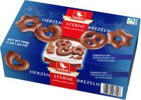 Lambertz Christmas Weiss Herzen/Sterne/Brezeln Vollmilch 500g