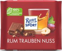 Ritter Sport Rum Trauben Nuss Bunte Vielfalt 100g