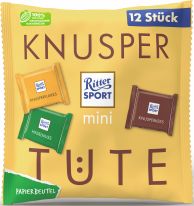 Ritter Sport Mini Knusper Tüte 12er 200g