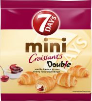 7Days Mini Croissants Double Vanille-Sauerkirsche 185g