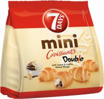 7Days Double Mini Croissant Kakao-Vanille 185g