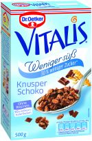 Dr.Oetker Vitalis - Müsli Weniger Süß Knusper Schoko 500g