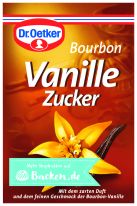 Dr.Oetker Backzutaten - Bourbon-Vanille-Zucker 3er 24g