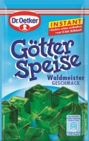 Dr.Oetker Backzutaten - Götterspeise Instant Waldmeister-Geschmack 100g