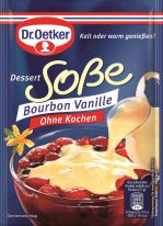 Dr.Oetker Backzutaten - Soße ohne Kochen Bourbon-Vanille 39g