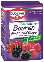 Dr.Oetker Backzutaten - Gelierzucker für Beeren Konfitüre 500 g