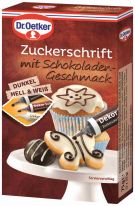 Dr.Oetker Backzutaten - Zuckerschrift Schokoladengeschmack 75g