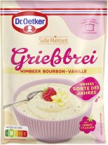 Dr.Oetker Backzutaten - Grießbrei Himbeer Bourbon-Vanille 76g