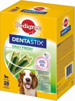 Pedigree Dentastix Daily Fresh Beutel Multipack Mittelgoße Hunde 4 x 7 Stück 720g