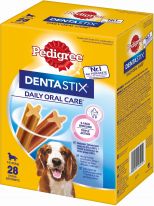 Pedigree Dentastix Daily Oral Care Karton Multipack Mittelgrossse Hunde 4 x 7 Stück 720g