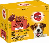 Pedigree Portionsbeutel Multipack Adult Gemischte Selektion in Gelee 12 x 100g