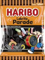Haribo Lakritz Parade 175g, 18pcs