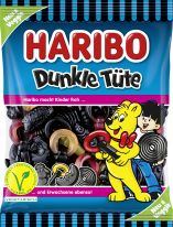 Haribo Veggie Dunkle Tüte 175g, 18pcs