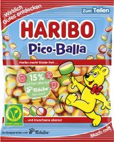 Haribo Limited Pico-Balla Promo 160g, 40pcs Tchibo Promotion