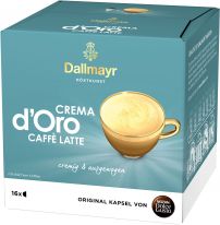 Nestle Nescafé Dolce Gusto Dallmayr Crema d´Oro Caffé Latte 16 Capsule 160g