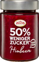 Zentis 50% weniger Zucker, Fruchtaufstrich, Himbeere 195g