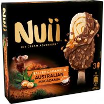 Nuii Salted Caramel & Australien Macadamia 3x90ml