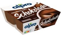 Alpro Soja-Dessert Dunkle Schokolade Feinherb, 4 x 125g