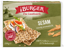 Brandt crispbreads - Burger Sesam 250g, 12pcs