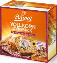 Brandt bakery - Vollkornzwieback 225g, 10pcs