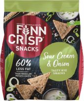 Brandt crispbreads - Finn Crisp Snacks Sour Cream & Onion 150g