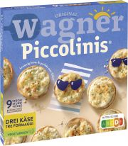 Wagner Pizza Piccolinis 3-Käse 9x30g