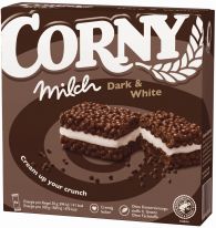 Corny Milch Dark & White 4x30g