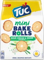 Mondelez TUC Bake Rolls Sour Cream Mini 150g