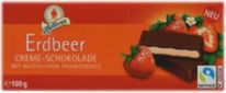 Halloren Creme-Schokolade Erdbeer 100g