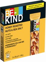 BE-KIND Honey Roasted Nuts & Sea Salt 3x30g