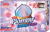 Plombir Eiscreme Bubble Gum mit Kaugummigeschmack 6x120ml