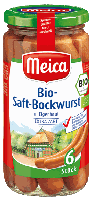 Meica 6 Bio-Saft-Bockwurst in Eigenhaut 180g
