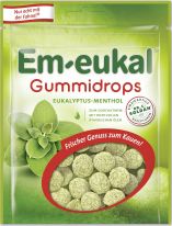 Em-eukal Gummidrops Eukalyptus-Menthol zuckerhaltig 90g