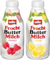 Müller Fruchtbuttermilch 2 sort 500g, 12pcs