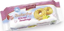Coppenrath Feingebäck Zuckerfrei Wiener Sandringe 200g, 7pcs